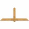 Ekena Millwork Eugene Rough Sawn Timber Gable Bracket, Western Red Cedar, 84"W x 38"H x 6"D x 6"F, 11/12 Pitch GBW084X38X0606EUG00RWR - alternate 1